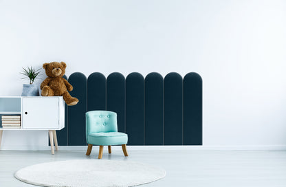 Upholstered Panel Navy Blue 20cm
