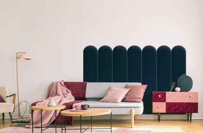 Upholstered Panel Navy Blue 20cm