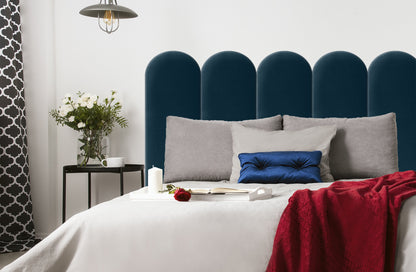 Upholstered Panel Navy Blue 30cm