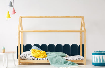 Upholstered Panel Navy Blue 30cm