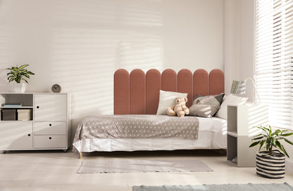 Upholstered Panel Dirty Pink 20cm