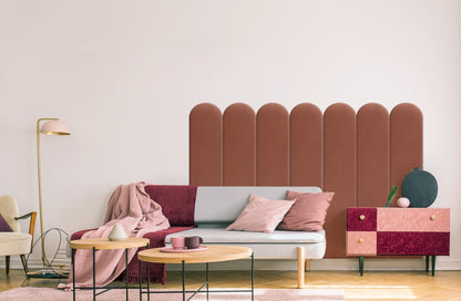 Upholstered Panel Dirty Pink 20cm