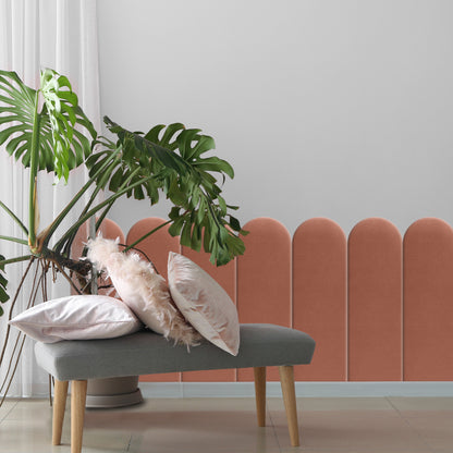 Upholstered Panel Dirty Pink 20cm