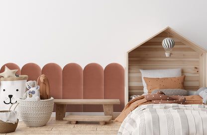 Upholstered Panel Dirty Pink 30cm
