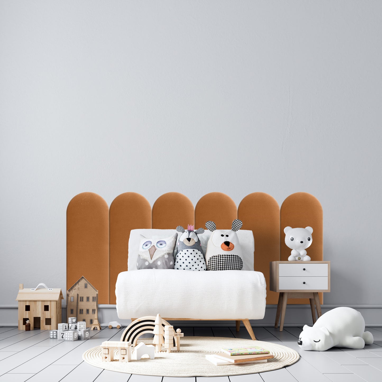 Upholstered Panel Honey 30cm