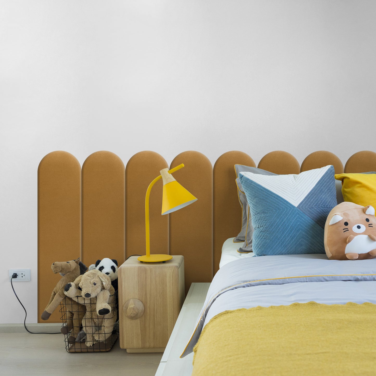 Upholstered Panel Yellow 20cm
