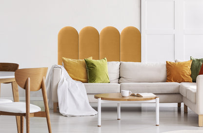 Upholstered Panel Yellow 30cm
