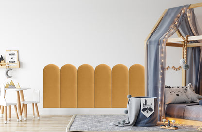 Upholstered Panel Yellow 30cm