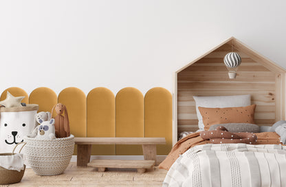Upholstered Panel Yellow 30cm