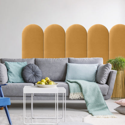 Upholstered Panel Yellow 30cm