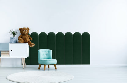 Upholstered Panel Bottle Green 20cm