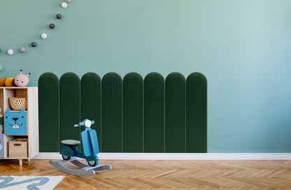 Upholstered Panel Bottle Green 20cm