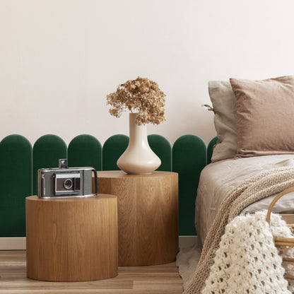 Upholstered Panel Bottle Green 20cm