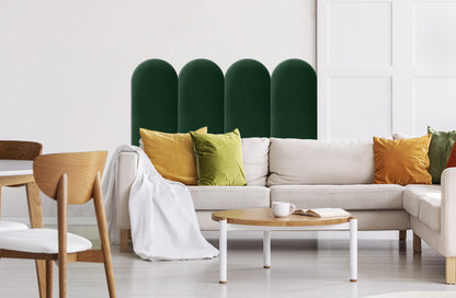 Upholstered Panel Bottle Green 30cm