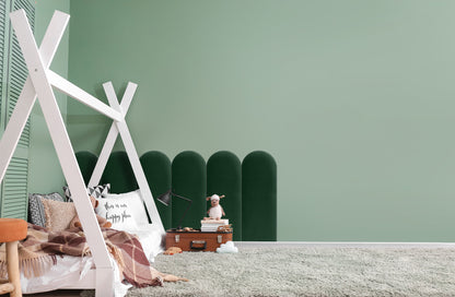 Upholstered Panel Bottle Green 30cm