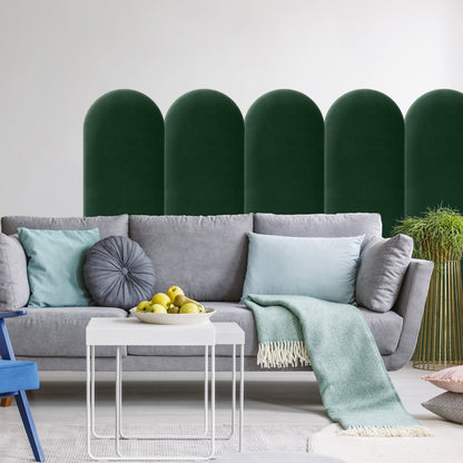 Upholstered Panel Bottle Green 30cm