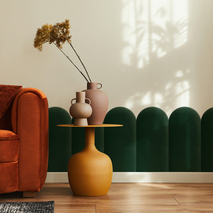 Upholstered Panel Bottle Green 30cm