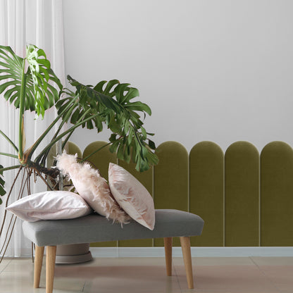 Upholstered Panel Khaki 20cm