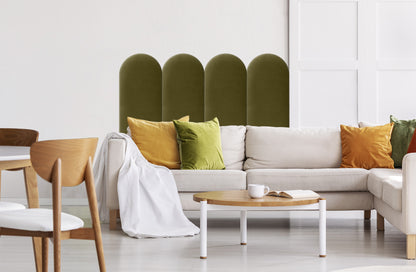 Upholstered Panel Khaki 30cm