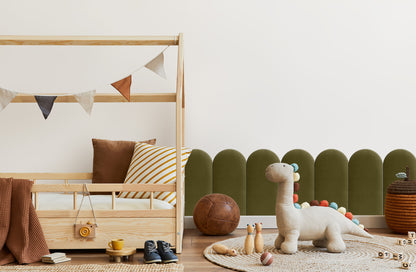 Upholstered Panel Khaki 30cm
