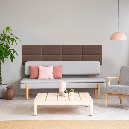 Upholstered Panel Brown