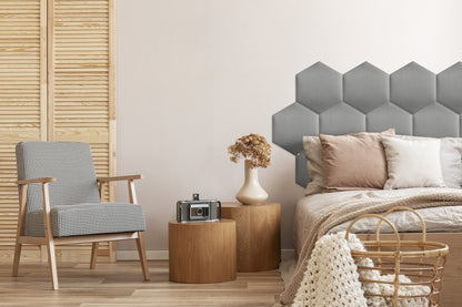 Upholstered Panel Light Grey