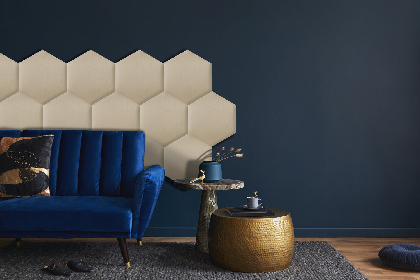 Upholstered Panel Creamy