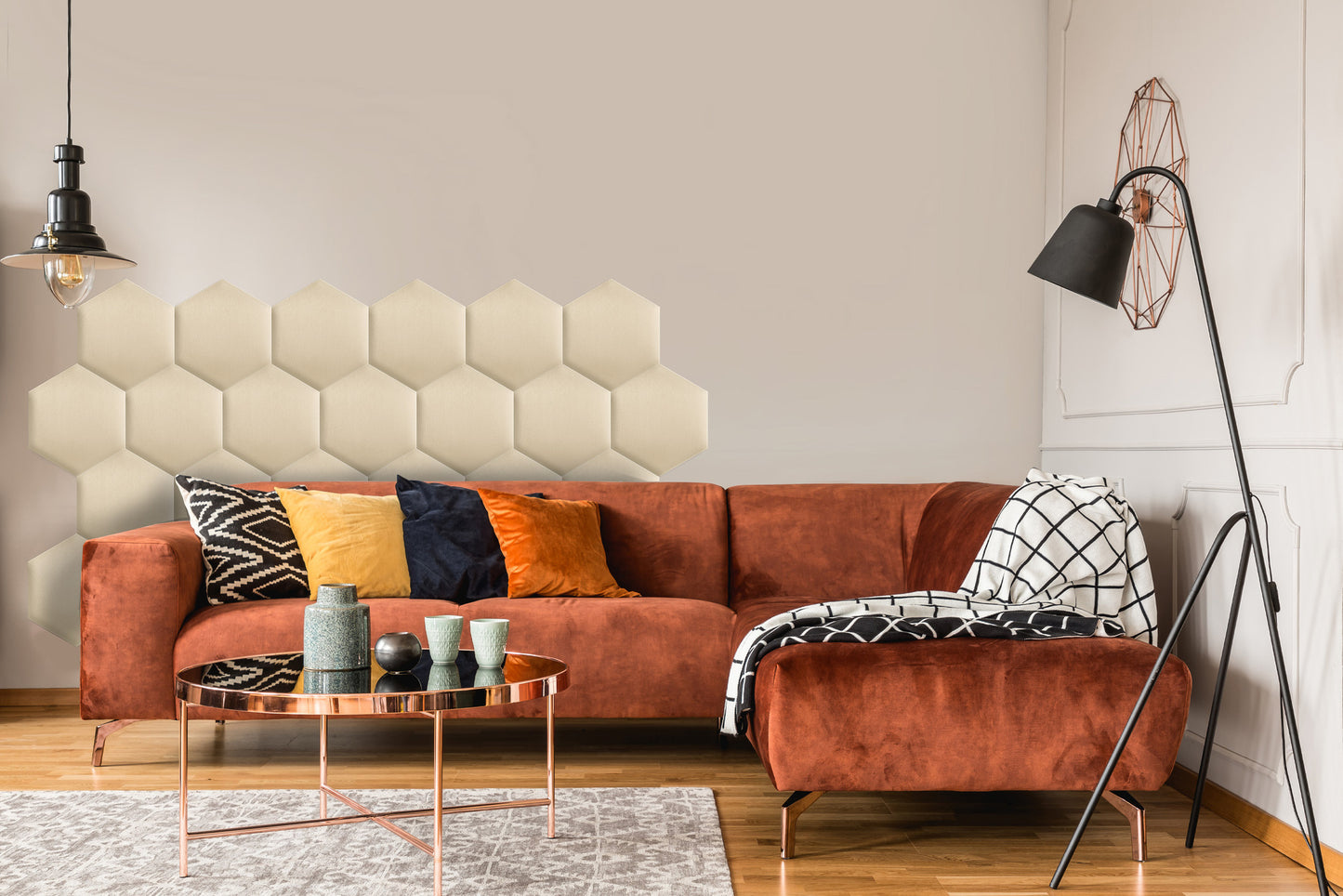 Upholstered Panel Creamy