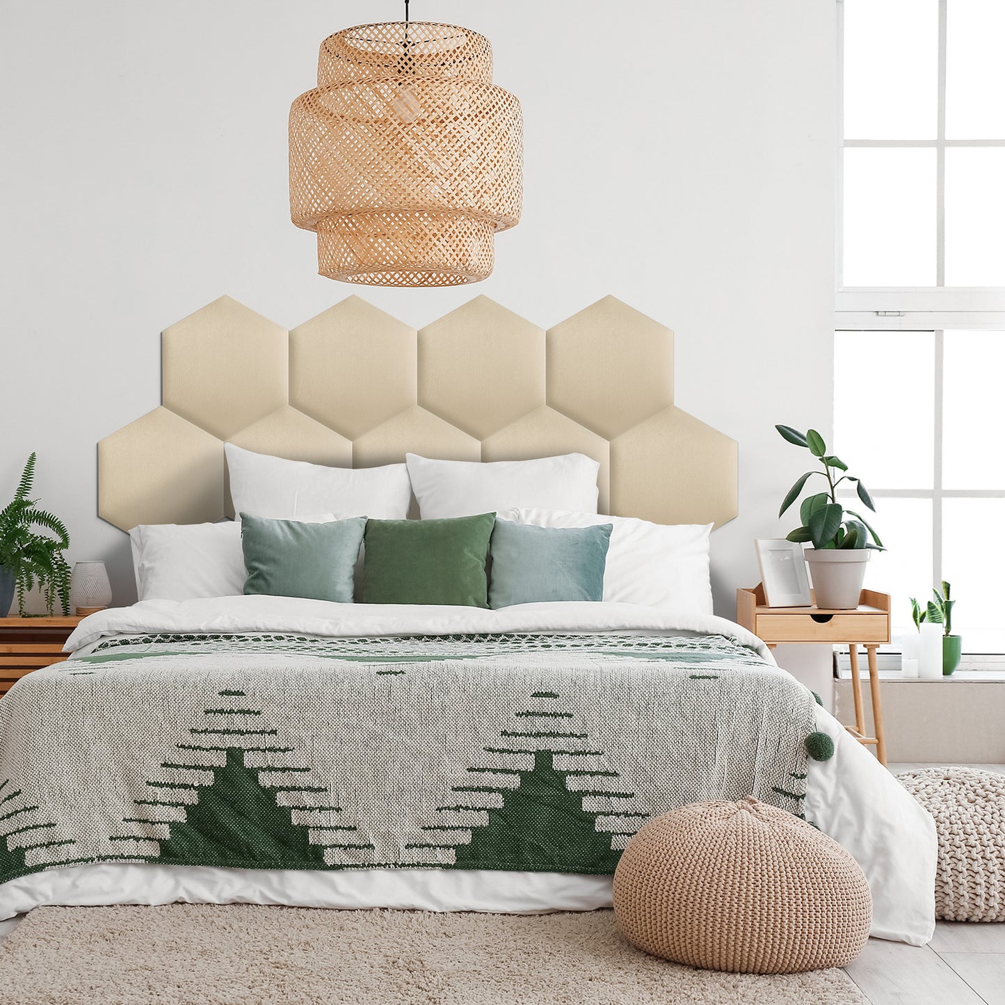 Upholstered Panel Creamy