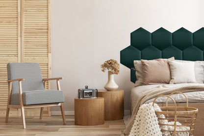 Upholstered Panel Turquoise