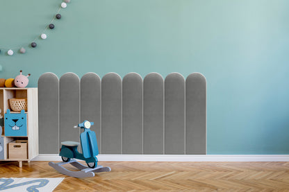 Upholstered Panel Light Grey 20cm
