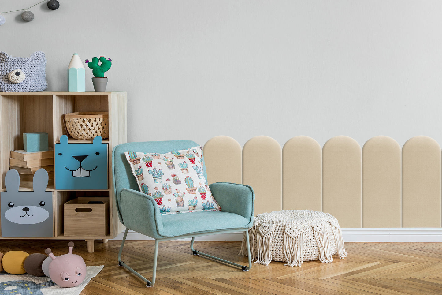 Upholstered Panel Creamy 20cm