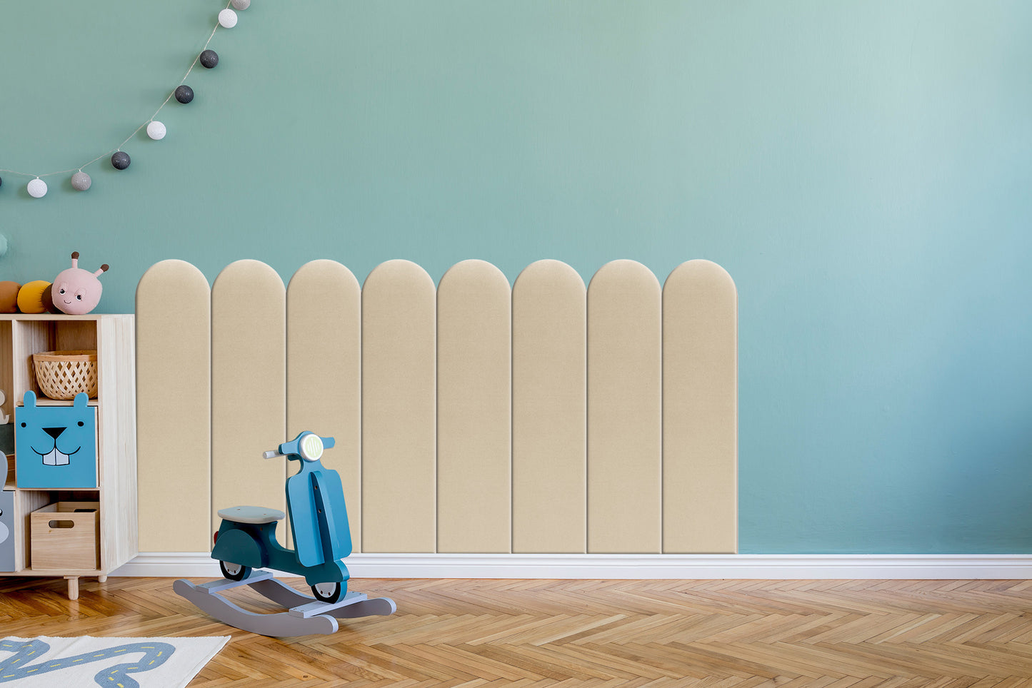 Upholstered Panel Creamy 20cm