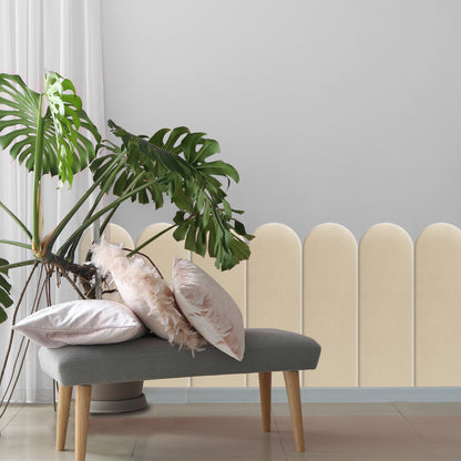 Upholstered Panel Creamy 20cm