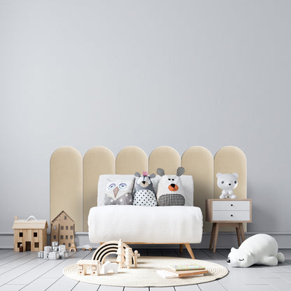 Upholstered Panel Creamy 30cm