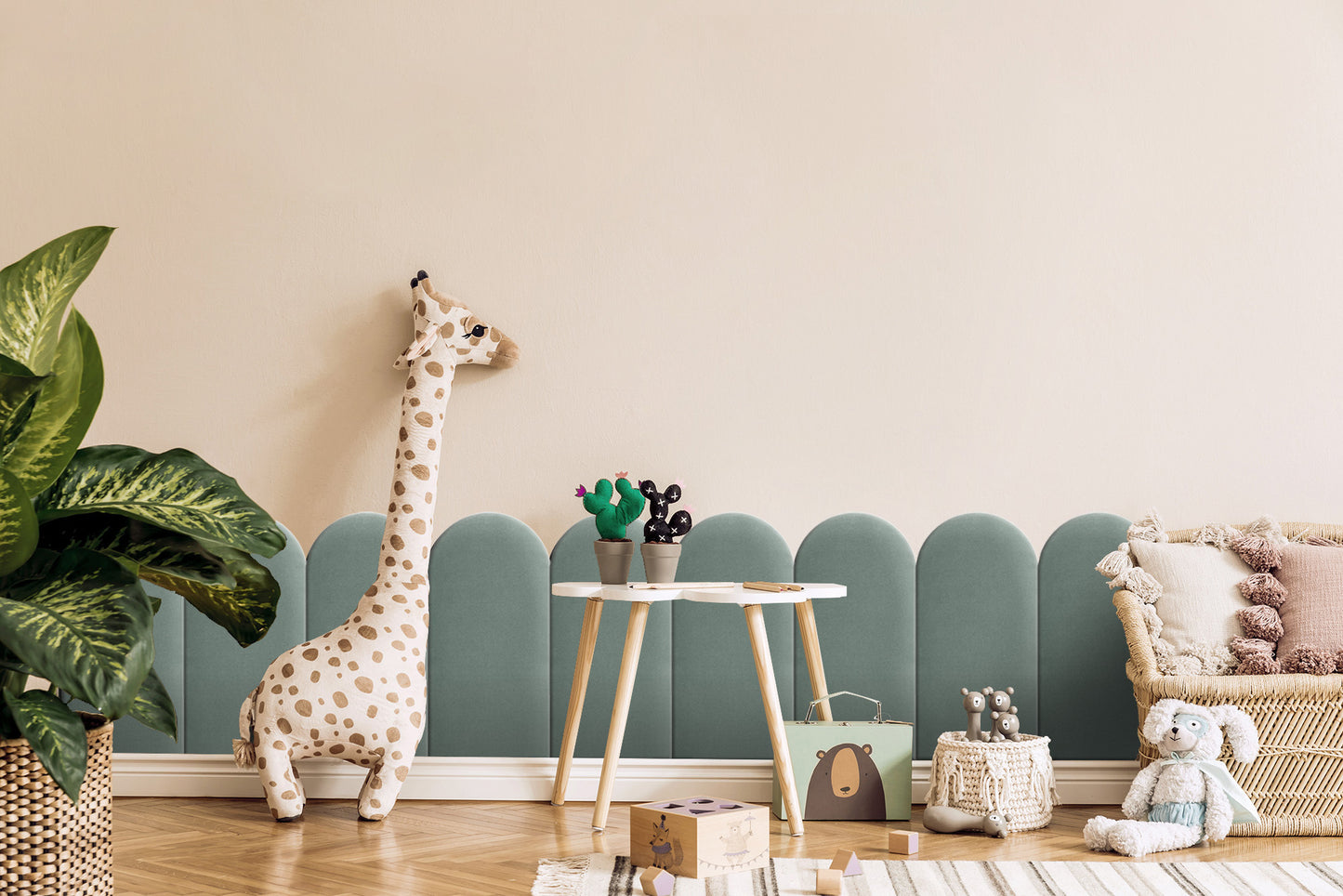 Upholstered Panel Mint 30cm