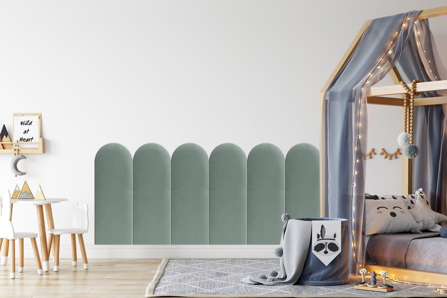 Upholstered Panel Mint 30cm