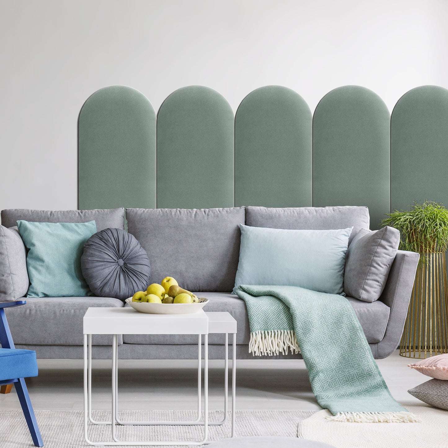 Upholstered Panel Mint 30cm