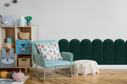 Upholstered Panel Turquoise 20cm
