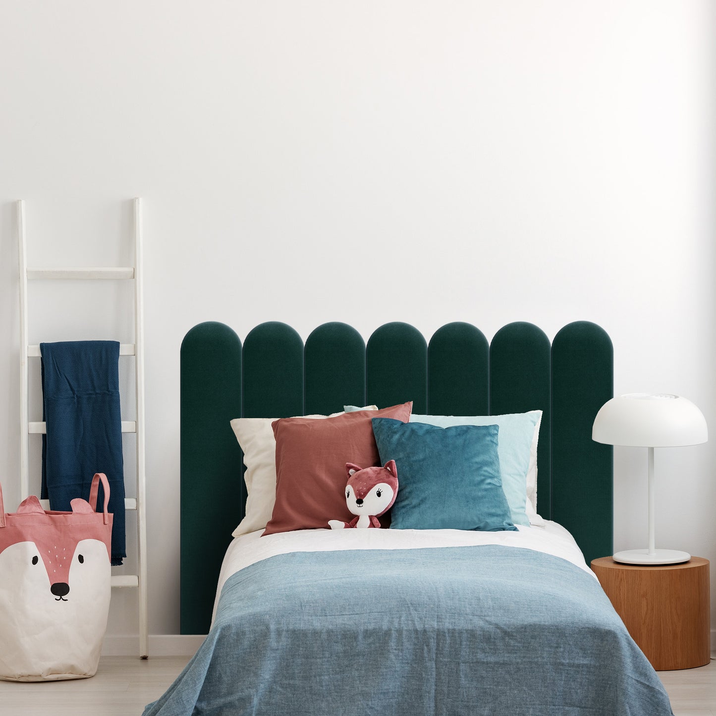 Upholstered Panel Turquoise 20cm