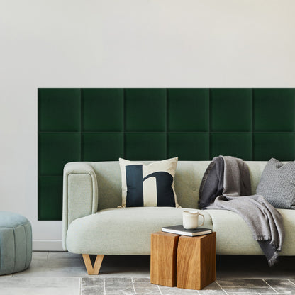 Upholstered Panel Bottle Green