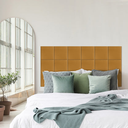 Upholstered Panel Yellow