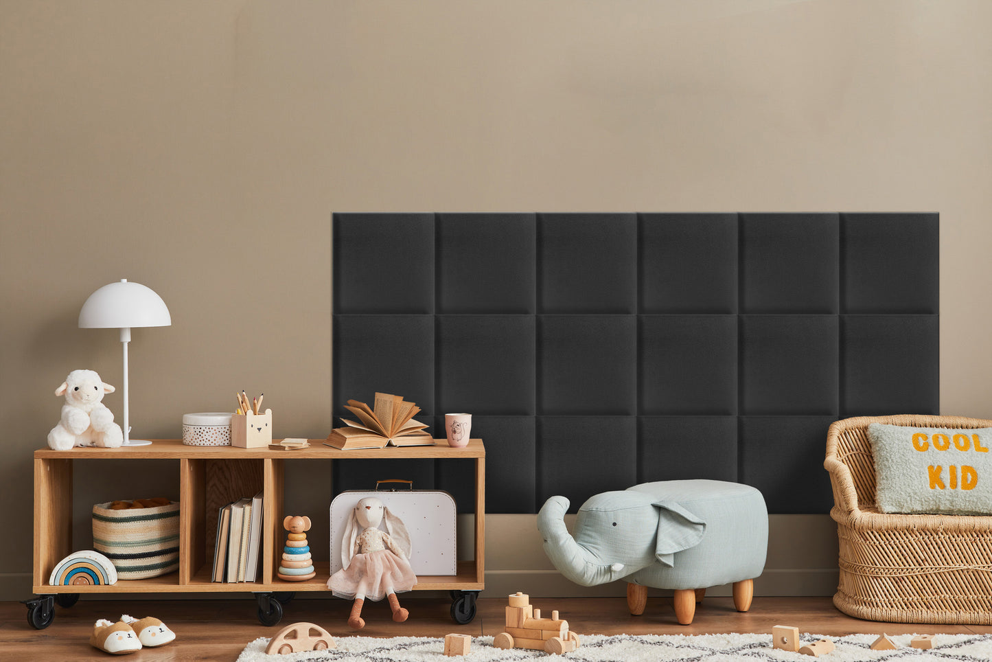 Upholstered Panel Graphite