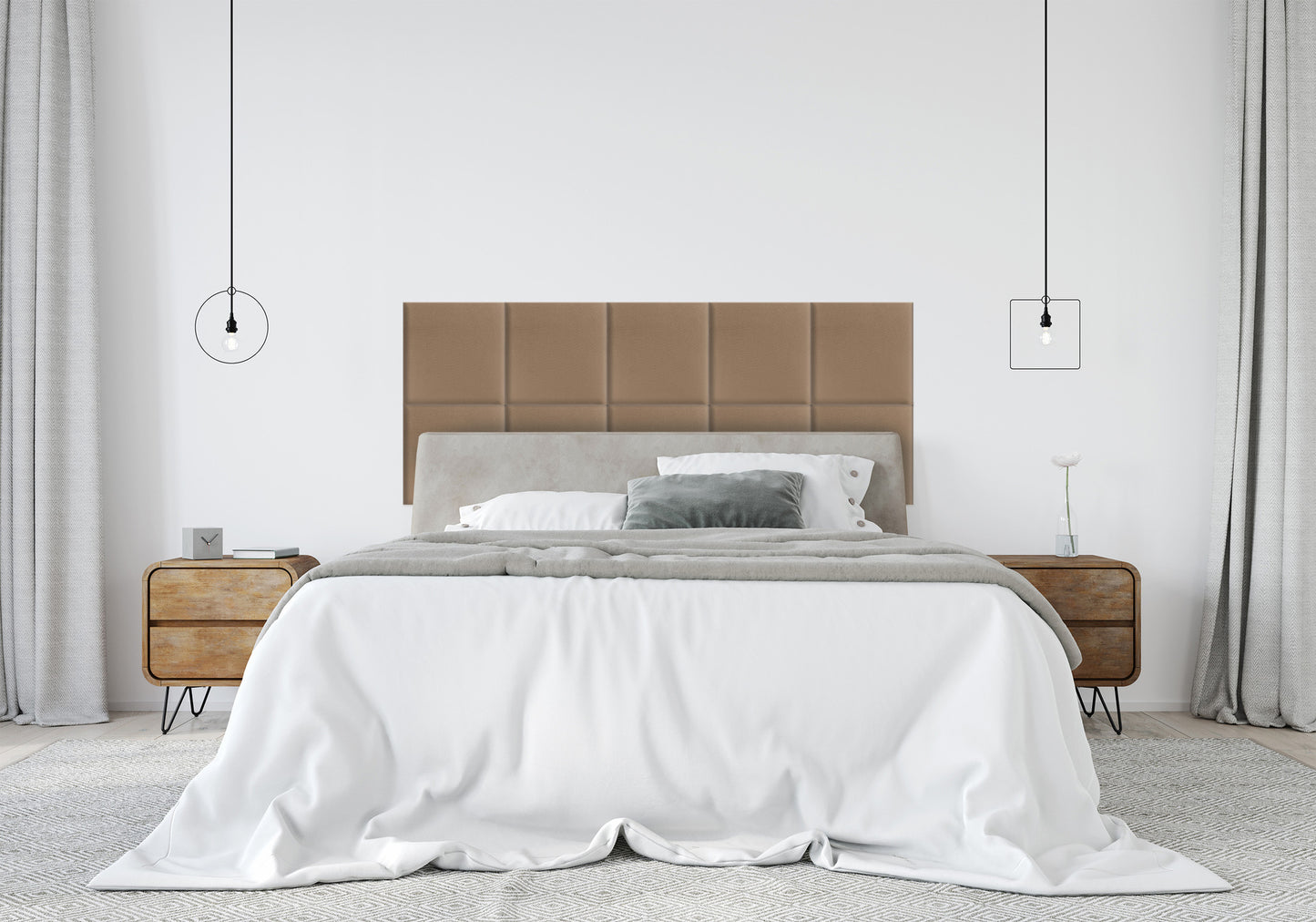 Upholstered Panel Beige