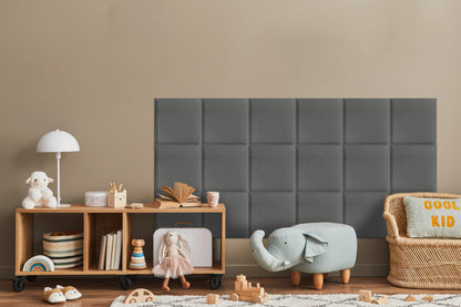 Upholstered Panel Light Grey