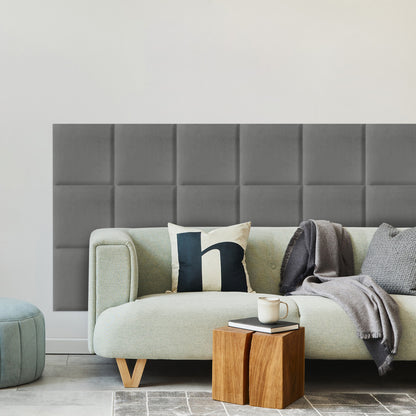 Upholstered Panel Light Grey