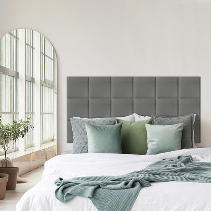 Upholstered Panel Light Grey