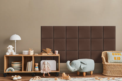 Upholstered Panel Brown