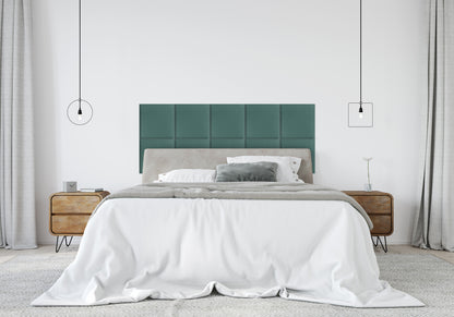 Upholstered Panel Sea Green