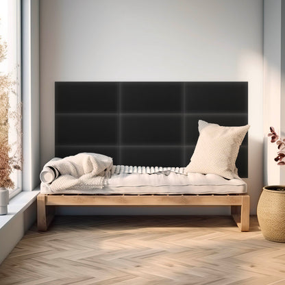Upholstered Panel Eco Leather Graphite